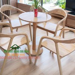 Bộ bàn ghế gỗ NEVA cafe - HGH1124