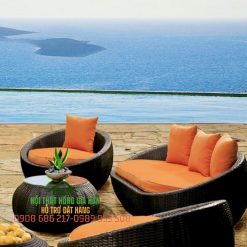 Bộ bàn ghế sofa cao cấp decor ngoài biển - HGH71210