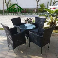 Bộ bàn ghế cafe diana mặt tròn - HGH5127