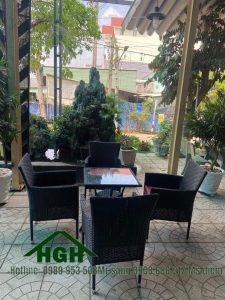 Bộ bàn ghế cafe diana cao cấp - HGH51210