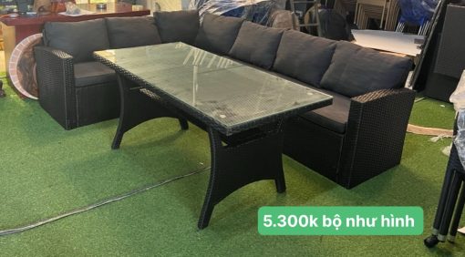 SOFA GÓC MÂY NHỰA